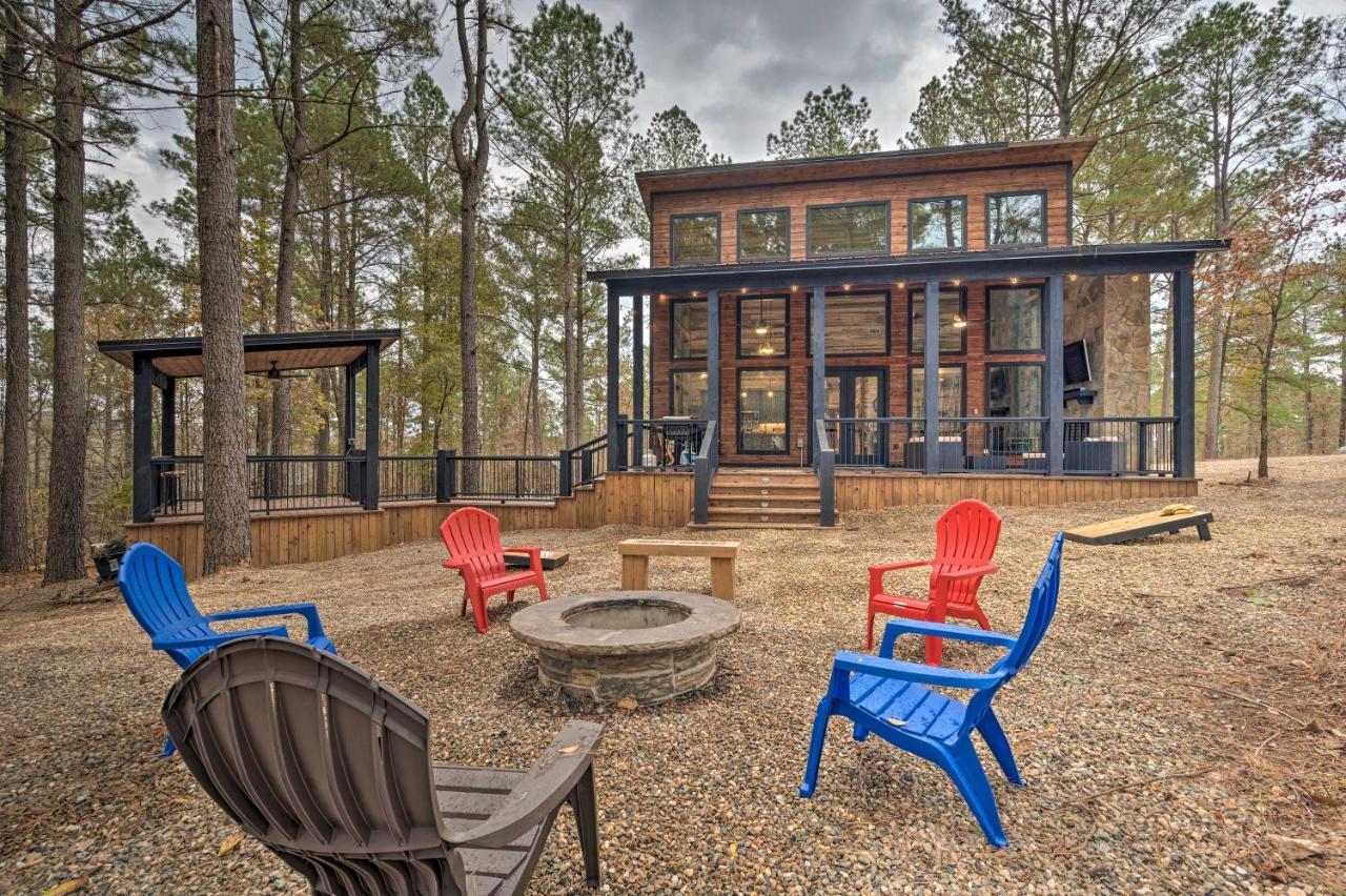 Luxury Cabin In The Woods With Hot Tub And Yard Games! โบรคเคนโบว์ ภายนอก รูปภาพ