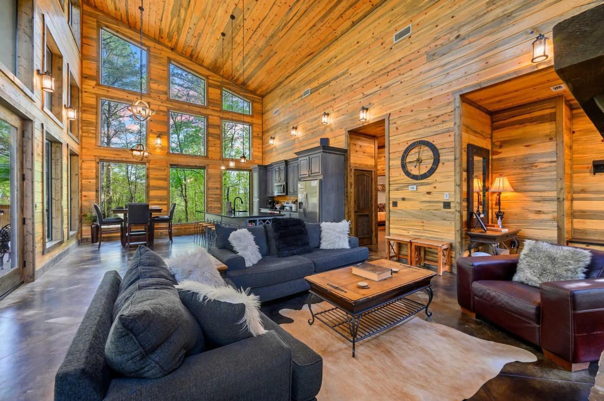 Luxury Cabin In The Woods With Hot Tub And Yard Games! โบรคเคนโบว์ ภายนอก รูปภาพ